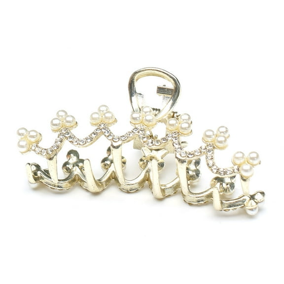 QinGoo Medium Metal Hair Claw Clip for Women bijou Hair Accessory 1 Count, 3 Inch