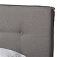 thumbnail image 6 of Bowery Hill Traditional Upholstered Fabric Tufted Full Bed in Light Grey, 6 of 8