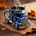 thumbnail image 5 of Handcrafted Truck Coffee Mug, 11oz Semi-trailer Shaped Ceramic Coffee Cup, Semi-Truck Coffee Mugs, Unique Gift For Coffee And Truck Lovers, 5 of 5
