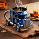 thumbnail image 5 of ExquisiteHandcrafted Truck Coffee Mug, 11oz Semi-trailer Shaped Ceramic Coffee Cup, Semi-Truck Coffee Mugs, Unique Gift For Coffee And Truck Lovers, 5 of 5