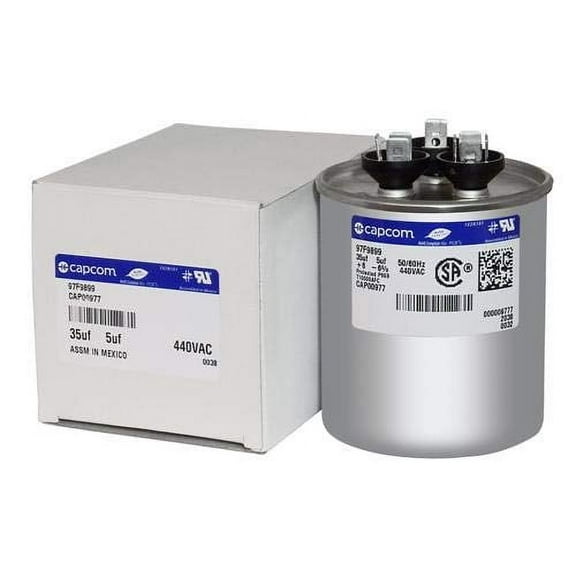 97F9899 -  Upgraded Replacement Round Capacitor 35   5 MFD 440 Volt