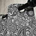 thumbnail image 3 of Ambesonne East Grommet Curtain, Lace Like Traditional, 50" x 120", White and Charcoal Grey, 3 of 6