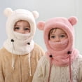 thumbnail image 5 of Kids Winter Fleece Balaclava Hats 3 in 1 Comfortable for Kids in Winter Outdoor Play, 5 of 7