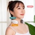 thumbnail image 2 of Graflsoa 6-Head Neck Massager with 42℃ Heat Therapy, 9-Level Intensity, USB-Powered, White ABS Design for Neck Pain Relief and Relaxation, 2 of 8
