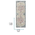 thumbnail image 4 of Livabliss Area Rugs for Living Room, 3x7 Murat Traditional Aqua Runner Rug, Bedroom Dining Room Home Decor Stain Resistant Carpet (2'7" x 7'3" Runner), 4 of 8