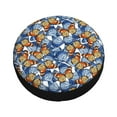 thumbnail image 3 of Gaeub Colorful Butterfly1 14-17in Tire Cover, Spare Tire Cover, for Camper Caravan, Trailer, Car, Truck, SUV, Jeep - 15 inch, 3 of 9