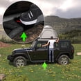 thumbnail image 2 of Olurrisa Drop Down Steps for 2007-2018 Jeep Wrangler JK Unlimited 4-Door, Black Powder Coated Running Boards, Dual-Step Design, 700LB Capacity, Triple-Tube Protection, 2 of 11