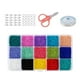 thumbnail image 5 of 1 caja de 15 colores de de semillas de de , de para pulseras, collares, pendientes, de bricolaje sólido 3mm 7500pcs, 5 of 9