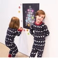 thumbnail image 4 of Pyjamas de Noël Même Style Parent-Enfant Col Rond Vêtements de Nuit Imprimés Manches Longues Automne, 4 of 6