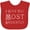 Red, variant on Inktastic I Love You Most Ardently Austen Girls Baby Bib