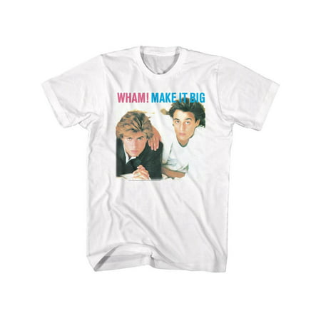 Wham English Music Duo Make It Big White Adult T-Shirt