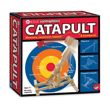 UPC: 0736970481432 | MindWare KEVA Catapult – 3D Building Set – Ages 7+