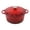 Red, variant on Dtchnegua Enameled Cast Iron Dutch Oven with Lid Cookbook Heavy,Pot for Stewing Braising Baking Bread - Compatible with All Stovetops,Black