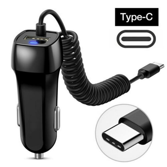 Fast Car Charger Adapter For iPhone 16 Pro Max/16 Plus/16 Pro/Samsung Type USB-C