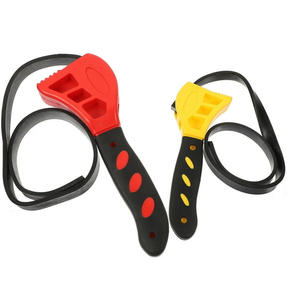 CHICHUMID 2Pcs Strap Wrench Small Rubber Wrench for Craftsmen Tools