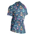 thumbnail image 3 of joogoo Colorful Anchors Pattern Men's Cycling Jerseys Mountain Bike Short Sleeve Tops M, 3 of 7