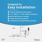 Viqua 650652 H PLUS Commercial UV System with Sensor, 45 GPM High Flow Applications, Healthy Living Water Filtration, Maintains Flow