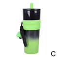 thumbnail image 1 of Termo Aurora Cup 316 de acero inoxidable con pajita, degradado, con cuerda, para coche, 1 of 7