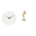thumbnail image 1 of Reloj de pared,Reloj de pared decorativo para baño y dormitorio.,Figura de escritorio,Estante de estatua de caballo para escritorio,oficina,decoración del hogar,Figura decorativa de, 1 of 8