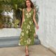 thumbnail image 5 of Vestido De Noche De Lujo Sin Mangas Para Mujer, Floral Vestido De Fiesta, 5 of 5
