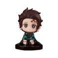 thumbnail image 3 of QZBON 15 unids/set Anime Demon Slayer figura de acción Kimetsu No Yaiba Kamado Tanjirou Agatsuma Zenitsu Kamado Nezuko modelo muñeca juguete regalo, 3 of 6