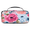 Multicolour 3, variant on Herdesigns Pink Blue Cherry Blossom Carrying Case for Nintendo Switch OLED Model 2021 & Switch 2017 with 20 Game Card Slots, Portable Travel Carry Case for Accessories and Console