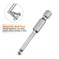 thumbnail image 4 of Uxcell Ball End Hex Screwdriver Bit 3mm Size 1/4" Hex Shank 2" Long Magnetic Metric Hex Screw Driver Bits, 4 of 6