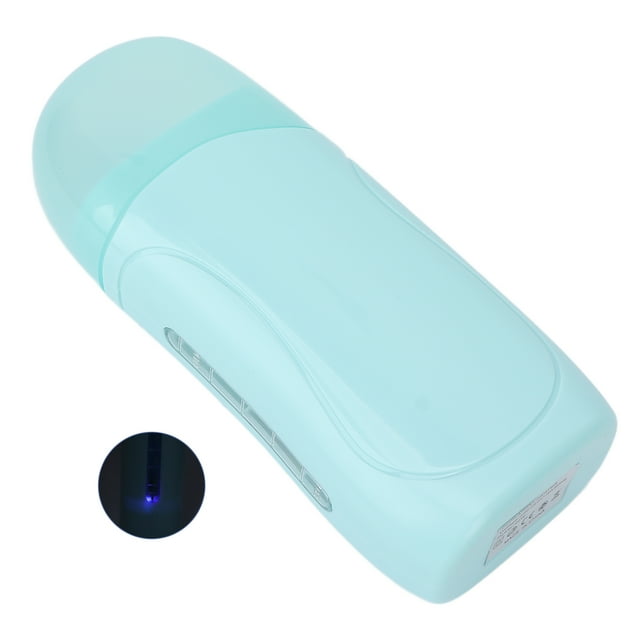 Depilatory Wax Heater, Portable Transparent Groove Easy Use Hair Removal Machine for Home EU Plug,US Plug