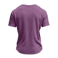 thumbnail image 5 of Soccer Cup 2026 Jersey for Men, Crew Neck Short Sleeve Deutschland Lightning Bolt Graphic Tee with Waffle Knit Texture - Breathable Performance Top for Match Day & Gym Purple L, 5 of 7