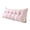 E, variant on Leeye Lumbar Pillow Triangular Headboard Home Reading Back Support Sitting Up Bed Large Bolster Positioning Bedrest Removable Cover White for Sofa Couch Bedroom Living Room