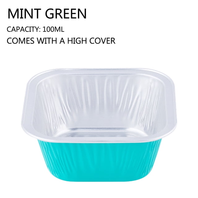 Fiudx Moldes de Aluminio para Cupcakes, Diseño En Forma de Corazón, Reutilizables, Aptos para Horno Hasta 220 °C, Ideales para Bodas, Fiestas y Picnics. Juego de 100 Unidades, Tamaño 7,8 X 8,8 Cm.