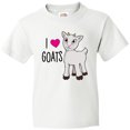 thumbnail image 3 of Inktastic I Love Goats- Cute Goat Youth T-Shirt, 3 of 5