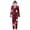 Women, variant on Family Christmas Pajamas Matching Sets, Red Hooded Zipper Onesie Jumpsuit with Snowman Print, Funny Matching Family Christmas Pajamas Sleepwear Loungewear for Couples, Women & Men