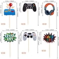thumbnail image 5 of 36 PCS Video Game Cupcake Toppers Assembled Game On Controllers Cupcake Picks GamePad Cake Decorations for Game Theme Baby Shower Kids Boys Girls Birthday Anniversary Party Decorations Supplies, 5 of 5
