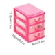 thumbnail image 4 of Estuche organizador de cajón de escritorio mini de plástico | Cajones extraíbles | Caja de almacenamiento de píldoras de joyería de abalorios | Soporte de artículos pequeños para escritorio de baño, 4 of 4