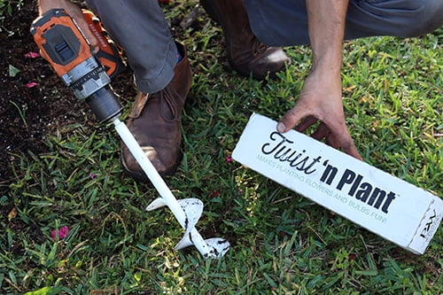 Proven Winners 3"x12" Twist 'n Plant® Original Gardening Auger, Garden Tool