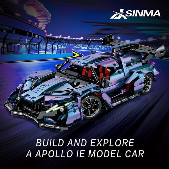 Mechanical Group Apollo Sports Car Model Building Blocks 1:14 (1108 pieces)
