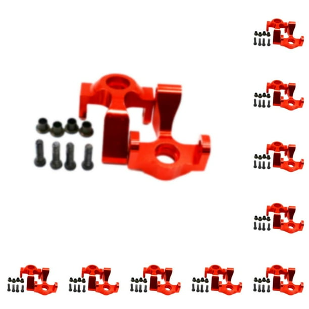 Copa de dirección Vogacara para coche RC Aleación de aluminio alta resistencia baja densidad rojo 10Conjunto