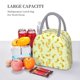 thumbnail image 5 of Easygdp Bananas Bolsa de Almuerzo Insulada Grande, Forro de Aluminio, Diseño Espacioso, a Prueba de Fugas, Ideal para Trabajo, Picnics, Viajes y Actividades al Aire Libre, 5 of 6