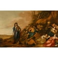 thumbnail image 3 of Pieter Codde 24x17 Black Modern Framed Museum Art Print Titled - The Judgement of Midas in the Contest Between Apollo and Pan (1665), 3 of 5