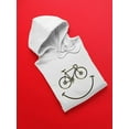 thumbnail image 3 of Smile Bicycle Hoodie Men -Image by Shutterstock, Male x-Large, 3 of 4