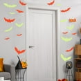 thumbnail image 5 of BOBOMOTI Halloween Bats Decoration, Glows-in-the-dark Bats Halloween Window Clings for Halloween Party Decorations, Halloween Window Stickers Wall Stickers Clearance, 5 of 5