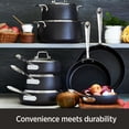 thumbnail image 4 of All-Clad HA1 Hard Anodized Nonstick Cookware, Sauce Pan with lid, 2.5 quart, 4 of 10