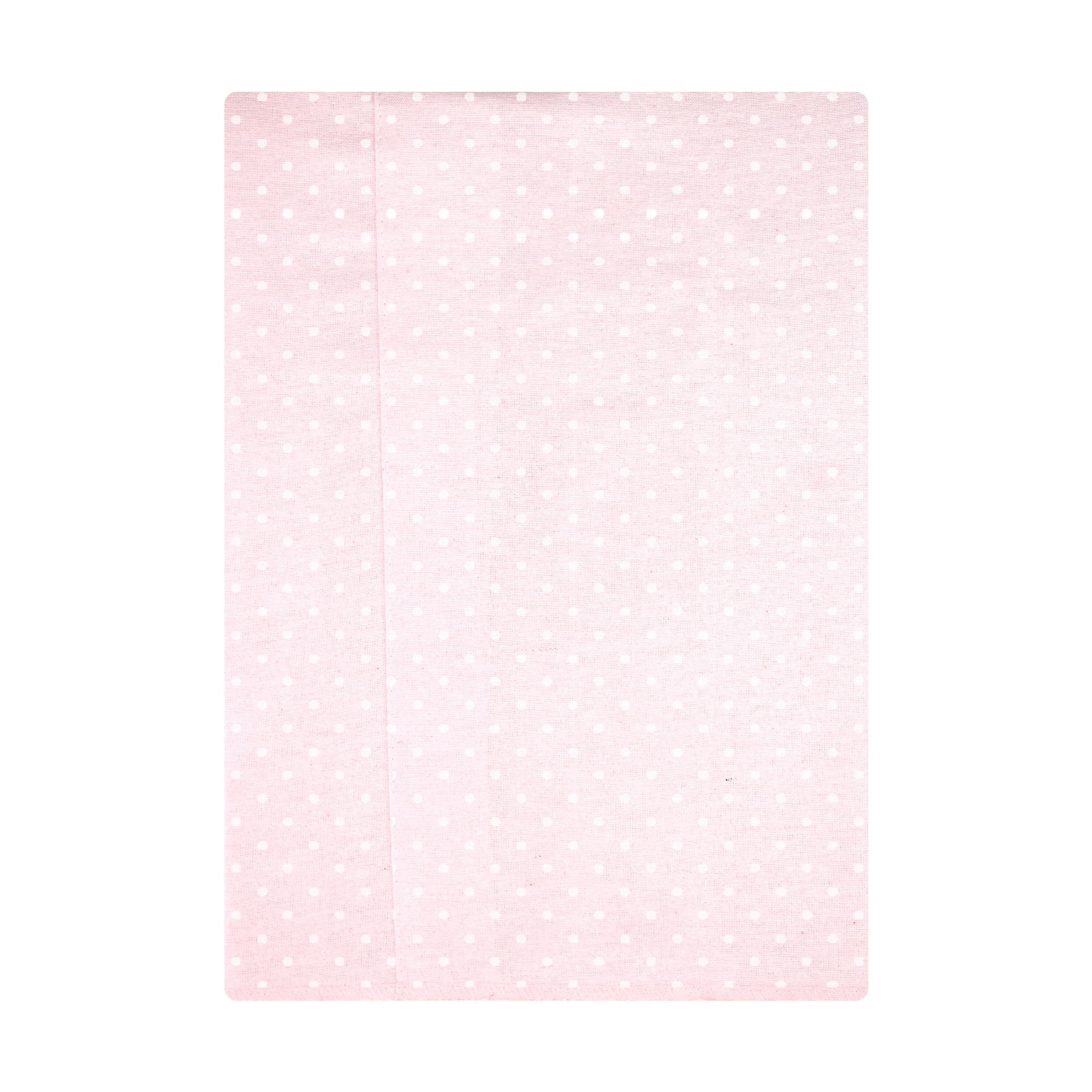 Hudson Baby Girl Cotton Polyester Flannel Burp Cloths 7-Pack, Pink Primrose, One Size