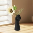 thumbnail image 4 of JilgTeok 1 Packs Resin Vase Hand Holding Shape for Eternal Dry Flowers Personality Flower Arrangement Ornaments Home Office Wedding Decoration, 4 of 6