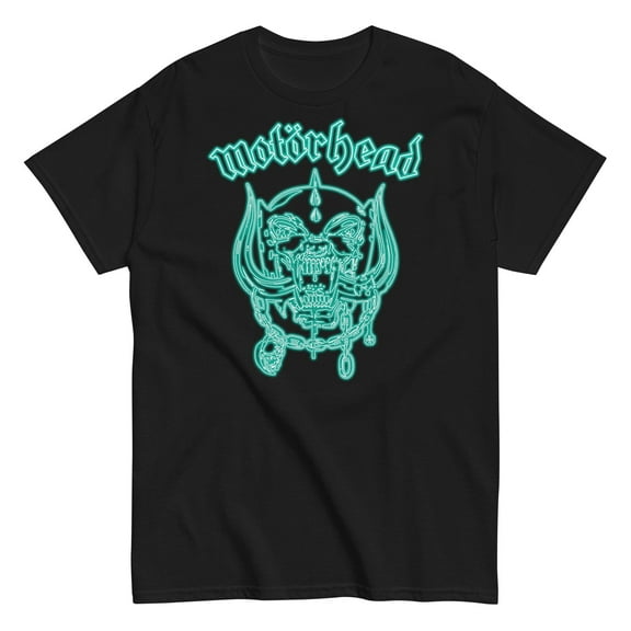 Motorhead - Neon Teal Warpig T-Shirt