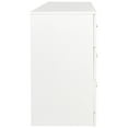 thumbnail image 6 of Ktaxon Bedroom Dresser with 6 Drawers, Wooden Double Dresser for Entryway, Wide Storage Cabinet for Living Room, White, 6 of 8