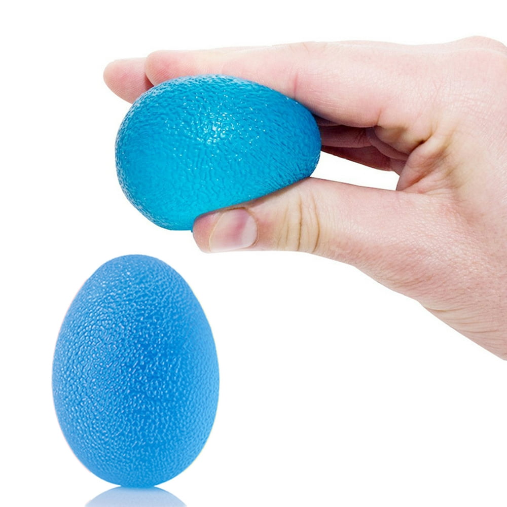 Silicone Grip Ball Hand Exercise Ball Finger Strengthener 3 Squeeze Resistances Soft Medium Hard