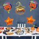 thumbnail image 4 of z Halloween Party Balloons - Foil Pumpkin and Star Bundle for Home Decor, 4 of 5