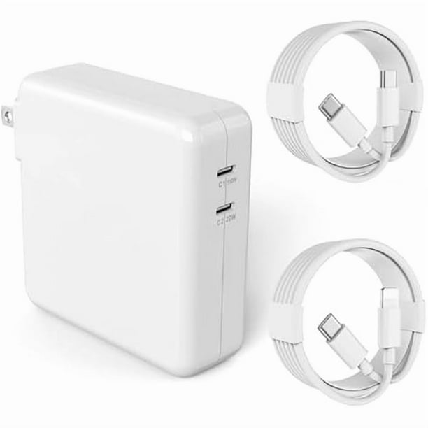 wonima11 Mac Book Pro Charger 138W USB C Charger Compatible with MacBook Pro 16, 15, 14, 13 Inch, MacBook Air 13 Inch, iPad Pro and More USB C Devices, Include 2 Cables